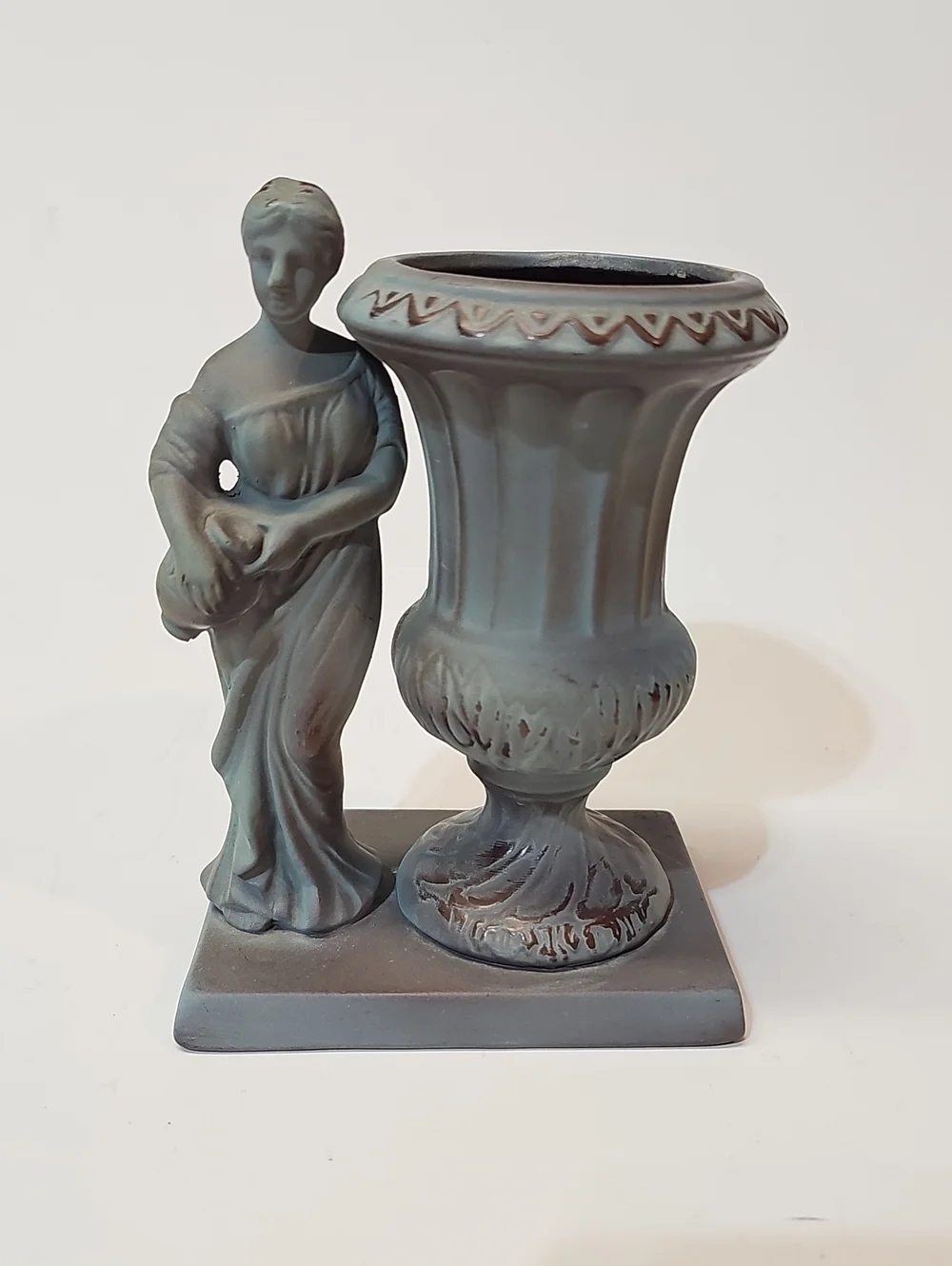 Vintage Inarco Neoclassical Grecian Lady Woman with Urn Planter
